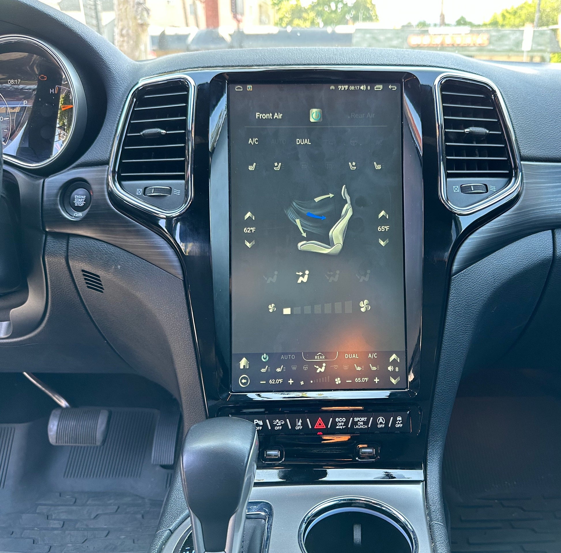 13.6" Vertical Screen Android 12 Fast boot Navigation Radio for Jeep Grand Cherokee 2011 - 2022