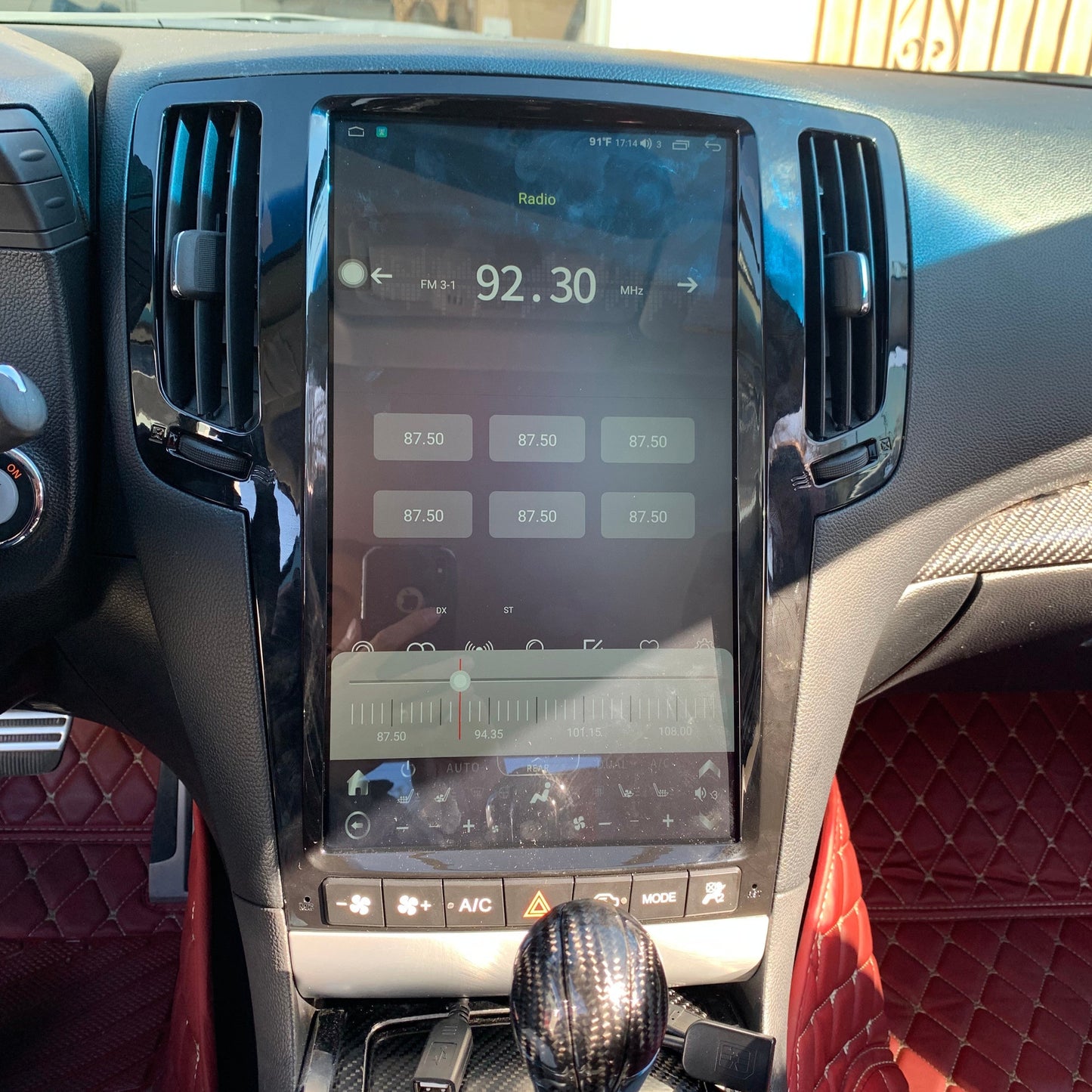 13.6" Vertical Screen Android 13 Fast boot Navigation Receiver for Infiniti G25 G35 G37 Q40 Q60 2007 - 2015