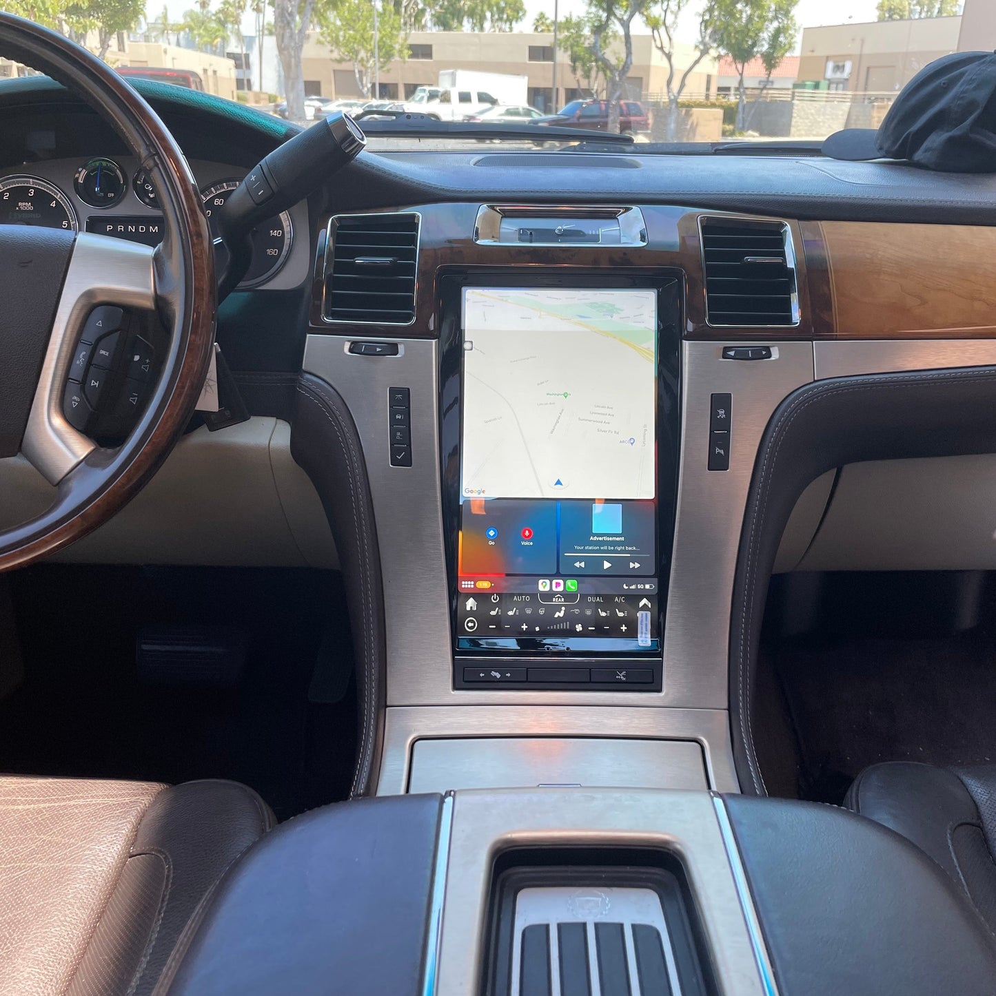 13.6" Android 12 VERTICAL SCREEN Navigation Radio for Cadillac Escalade 2007 - 2014