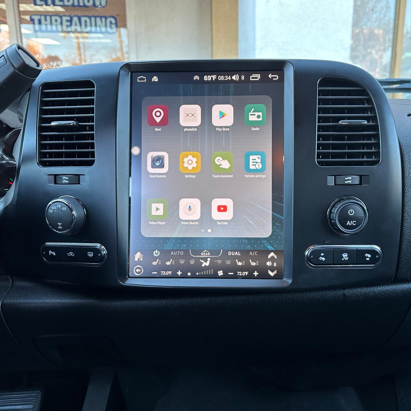 12.1” Android 12 fast boot Vertical Screen Navigation Radio for Chevrolet Silverado GMC Sierra 2007 - 2013
