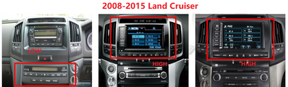 17" Vertical Screen Navi Radio for Toyota Land Cruiser LC200 2008 - 2015