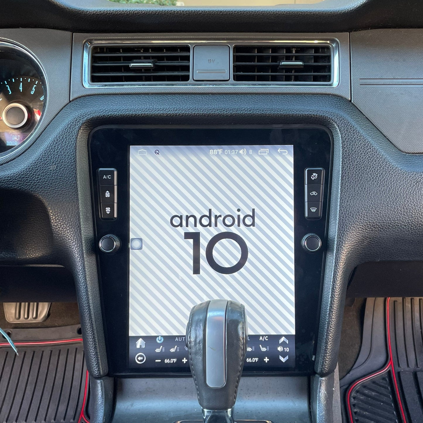 12.1" Vertical Screen Android Navigation Radio for Ford Mustang 2010 - 2014
