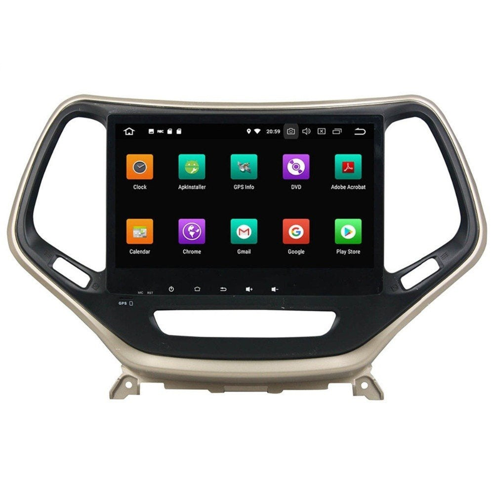 10.2" Octa-Core Android Navigation Radio for Jeep Cherokee 2017 - 2019