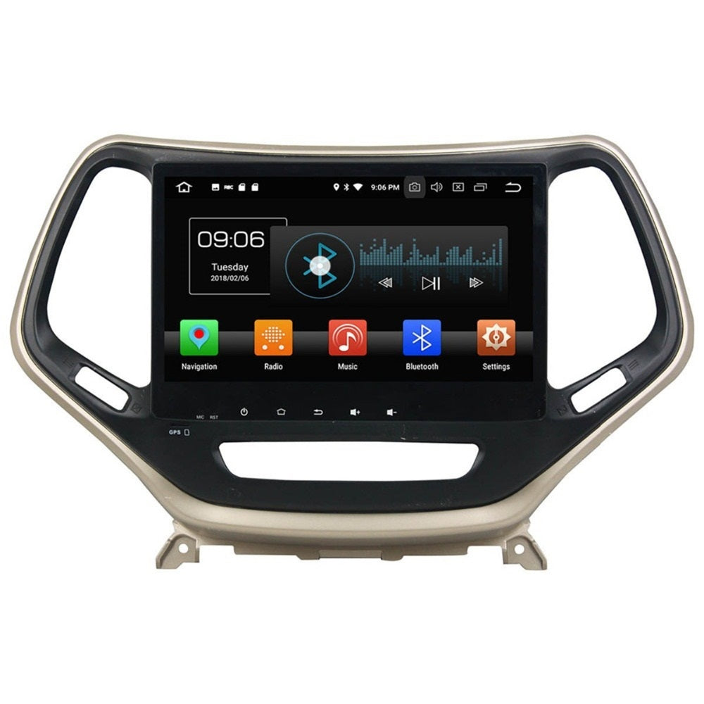 10.2" Octa-Core Android Navigation Radio for Jeep Cherokee 2017 - 2019