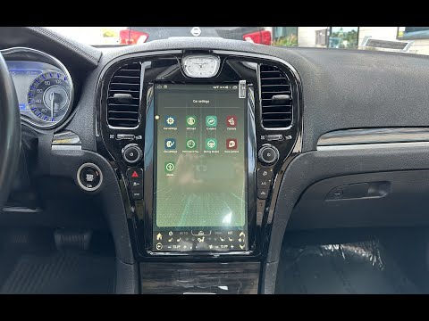 13.6" Vertical Screen Android 13 Navigation Radio for Chrysler 300 300C 300S 2011 - 2023