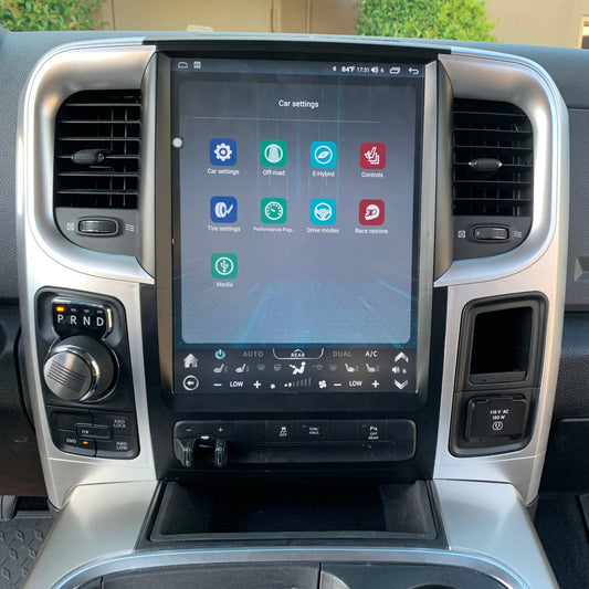 [open box] 12.1“ / 13" Android 13 Fast boot Vertical Screen Navi Radio for Dodge Ram 2009 - 2018