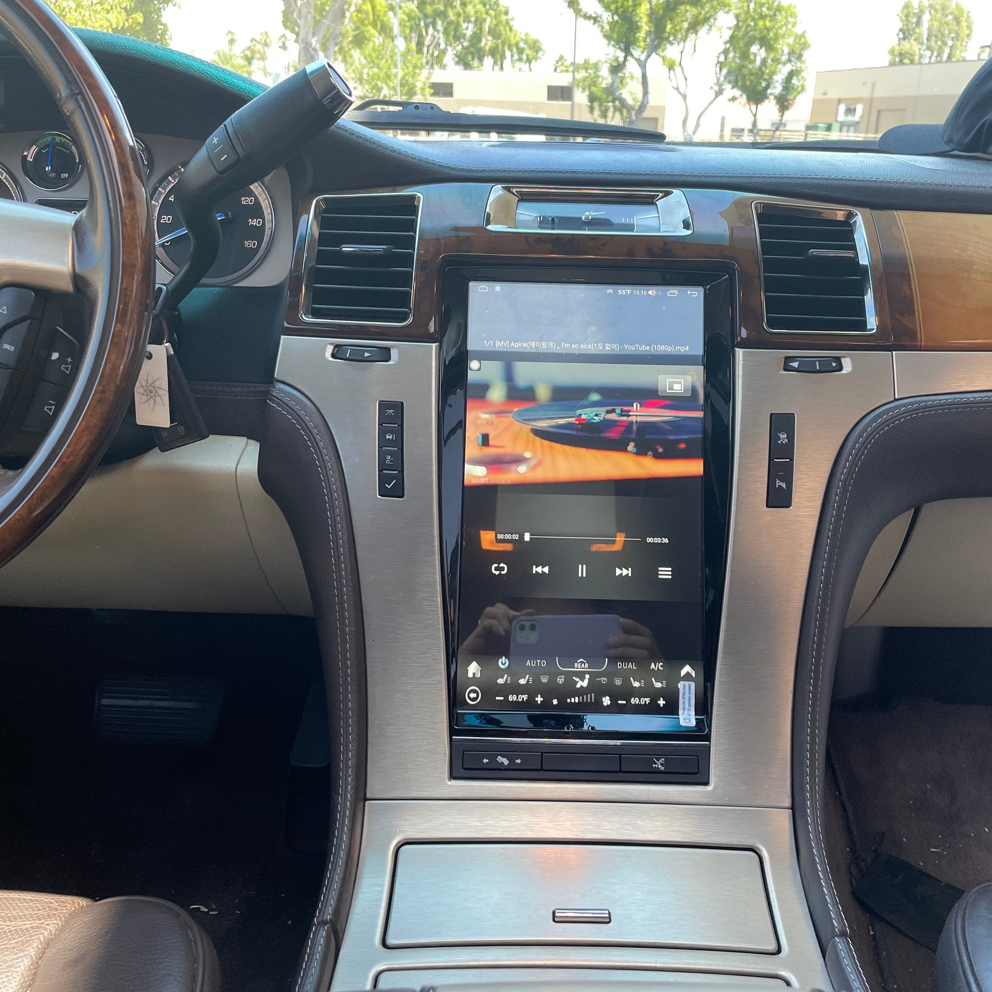 [open box] 13.6" Android 12/13/14 VERTICAL SCREEN Navigation Radio for Cadillac Escalade 2007 - 2014
