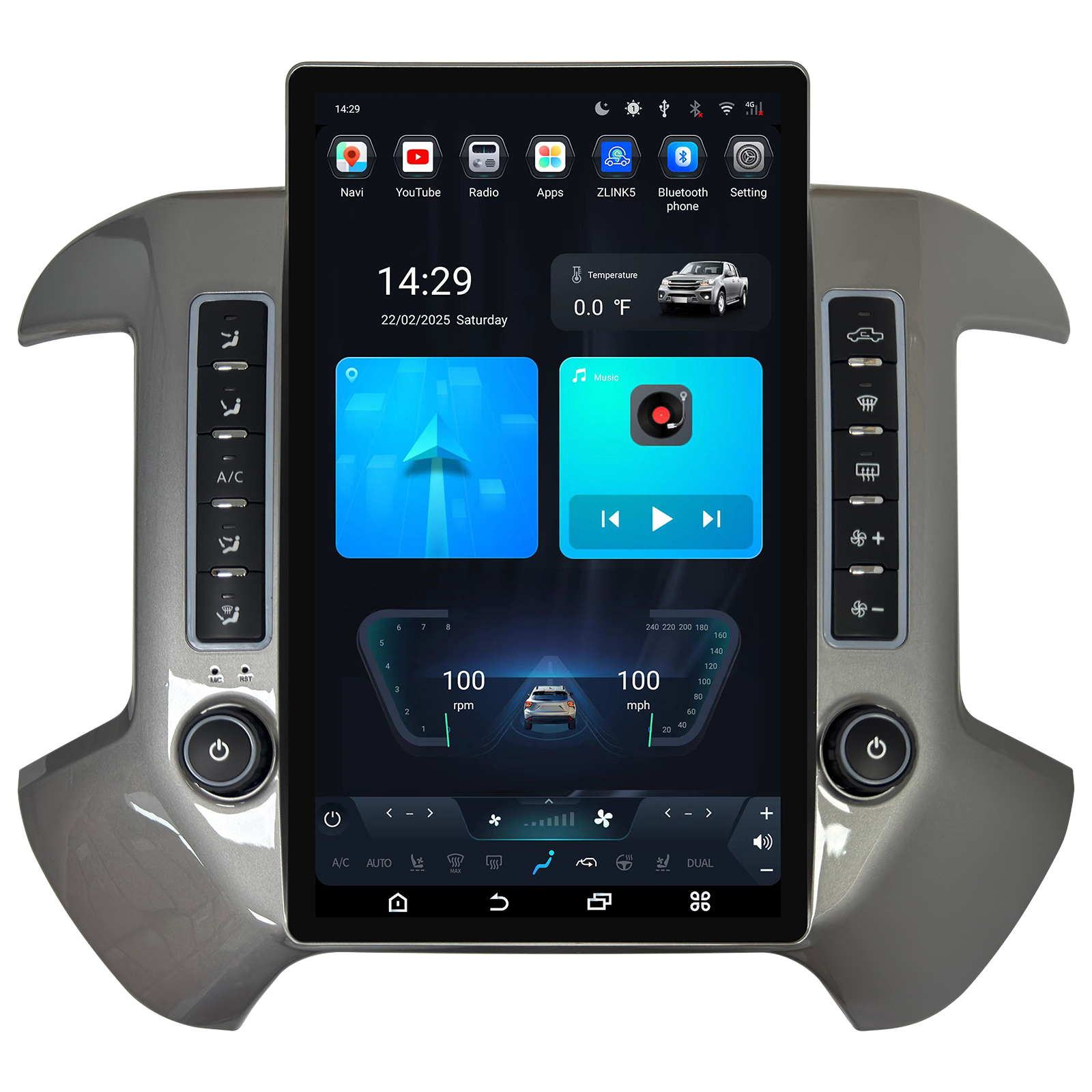 [Special Edition] 12.1/14.5" Android 13/14 Fast boot Navi Radio for Chevy Silverado GMC SIERRA 2014 - 2019