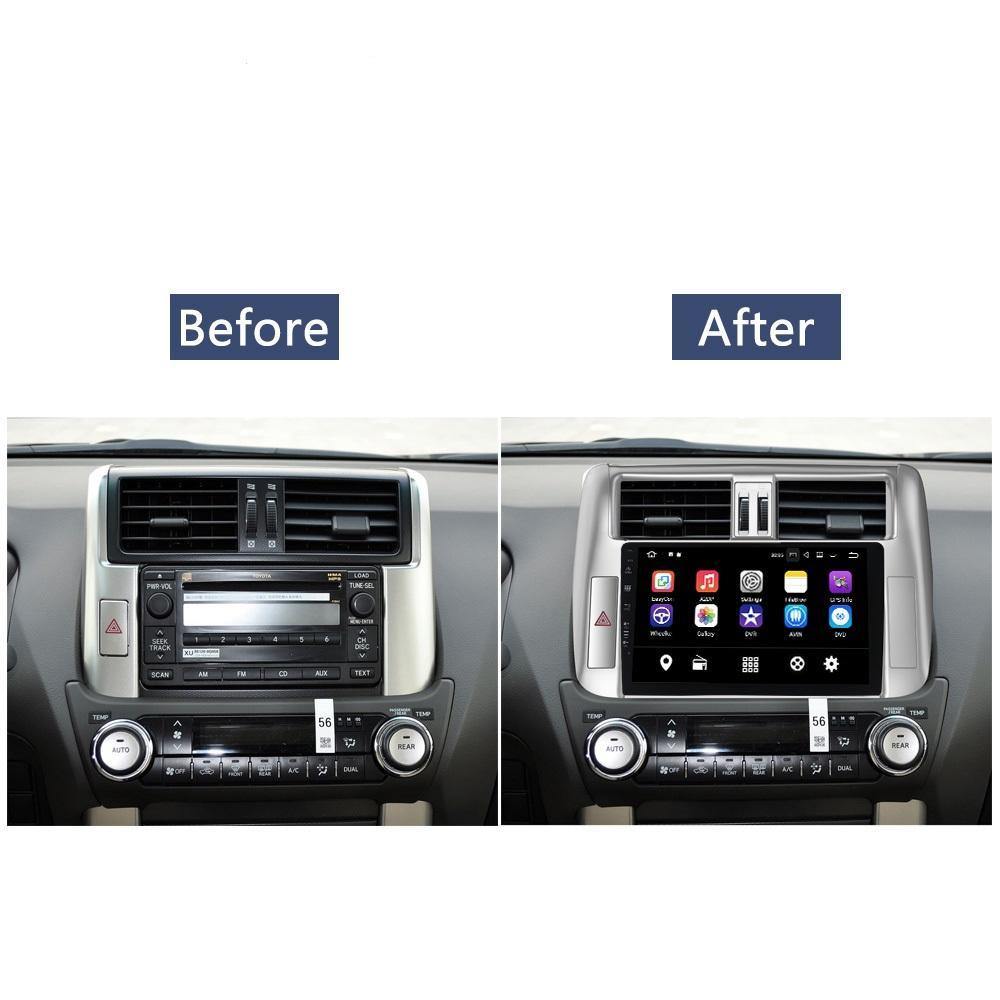 10.2" Octa-core Quad-core Android Navigation Radio for Toyota Prado 2010 - 2013