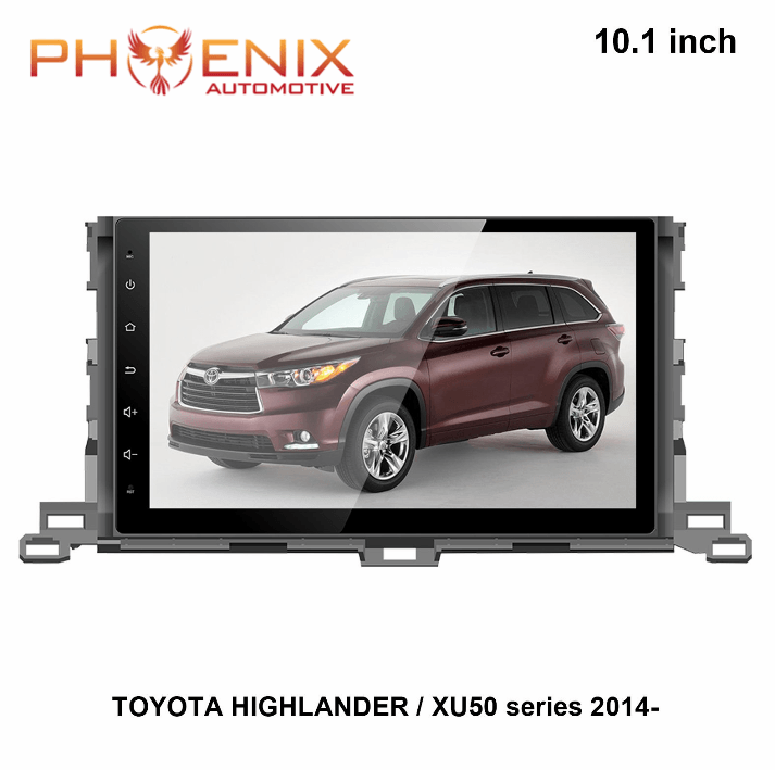 10.1" Android Navigation Radio for Toyota Highlander XU50 2014 2015 2016 2017