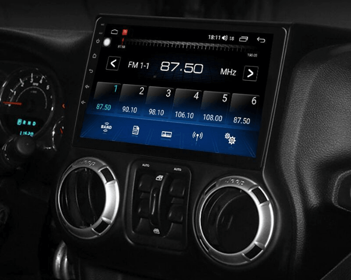 [Open box] 10.1" Android 9 Navigation Radio for Jeep Wrangler 2011 - 2014