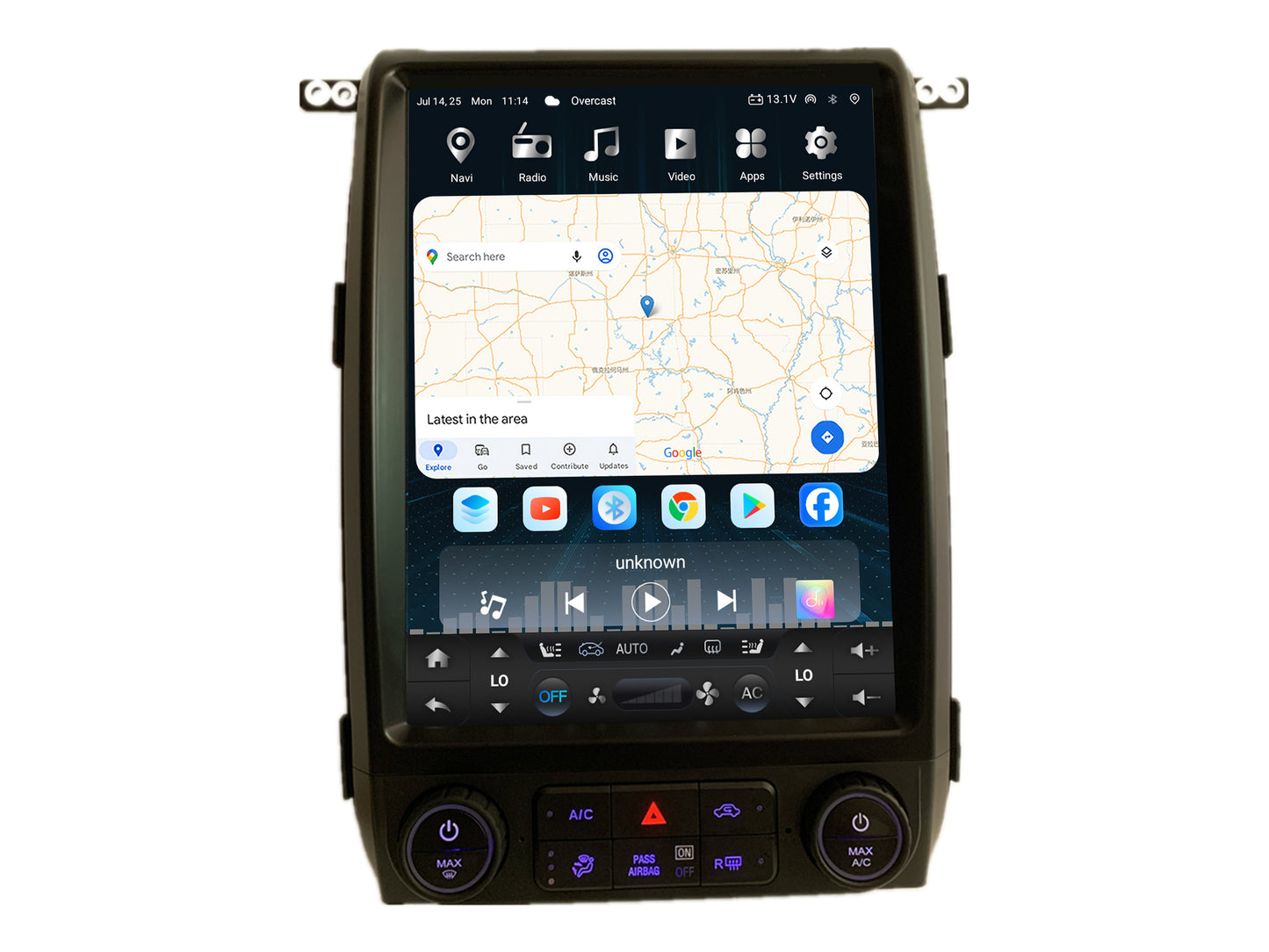 13” Android 14 Vertical Screen Navigation Radio for Ford F-150 2009 - 2014