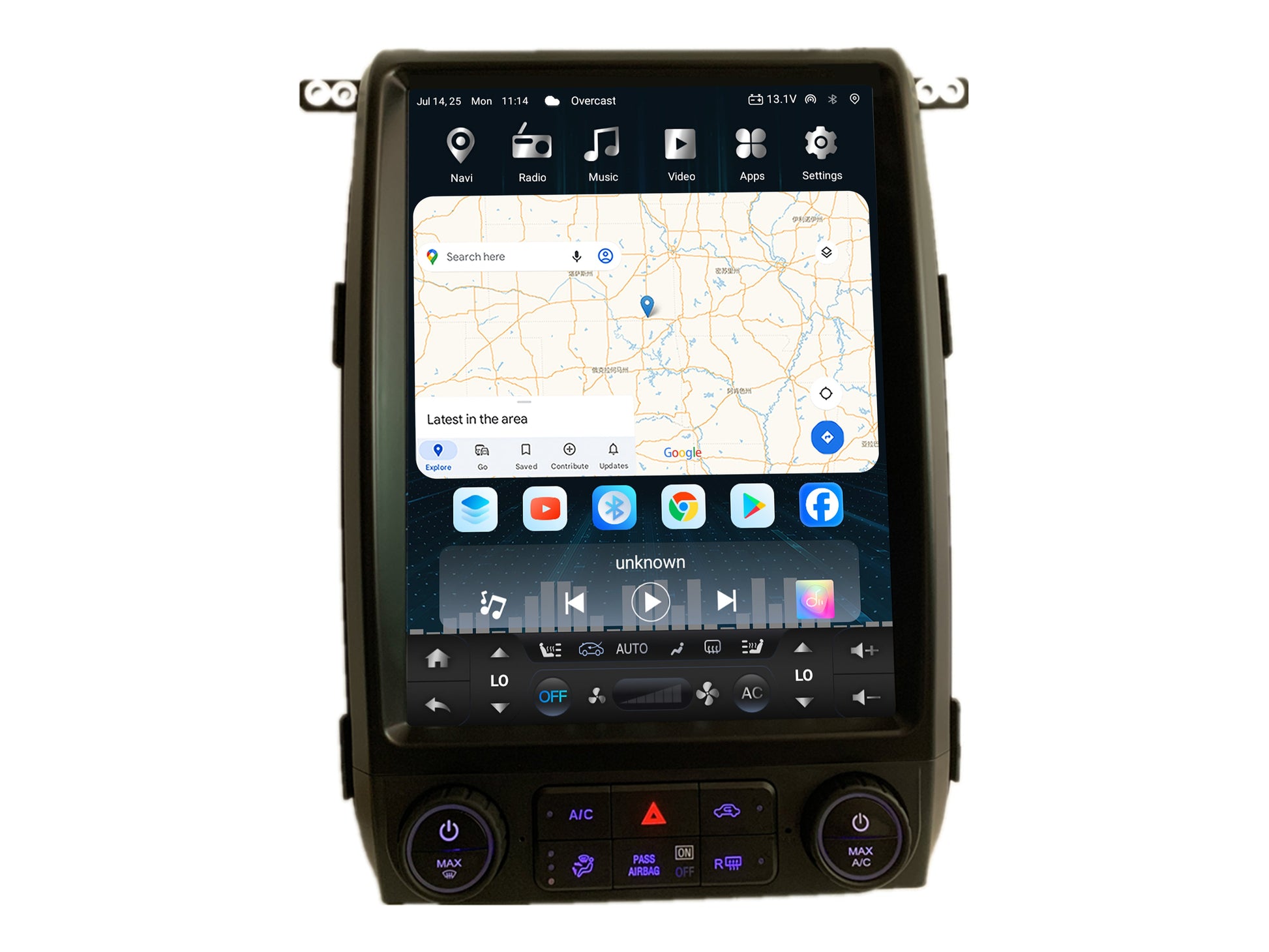 13” Android 14 Vertical Screen Navigation Radio for Ford F-150 2009 - 2014