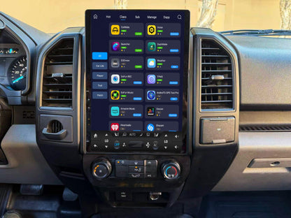 14.5” Android 14 Vertical Screen Navigation Radio for Ford F-150 F-250 F-350 F-450 F-550 2015-2020 Expedition 2018 - 2021
