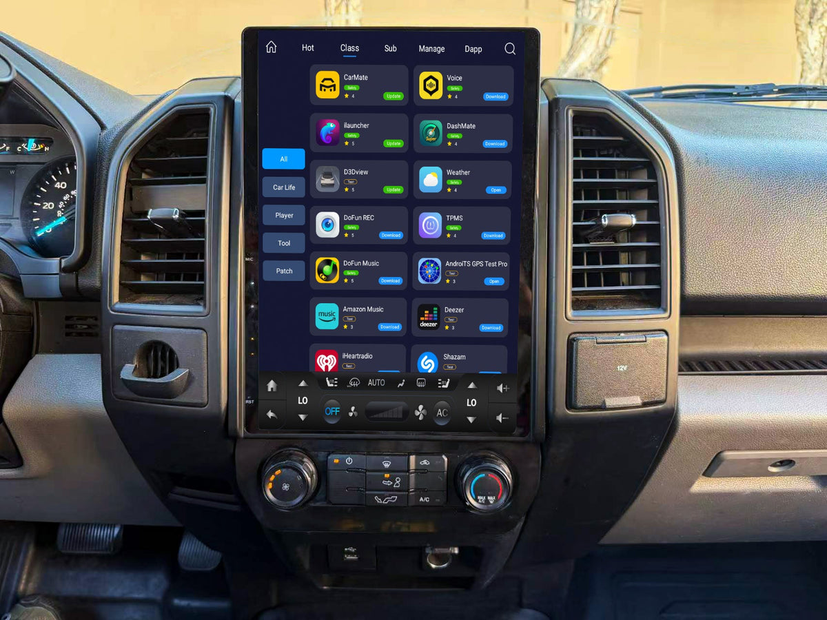 16” Android 13/14 Vertical Screen Navigation Radio for Ford F-150 F-250 F-350 F-450 F-550 2015-2020