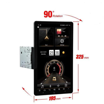 [open box] 13.3" Android 10.0 Universal double din Navigation Radio with Motorized rotatable screen