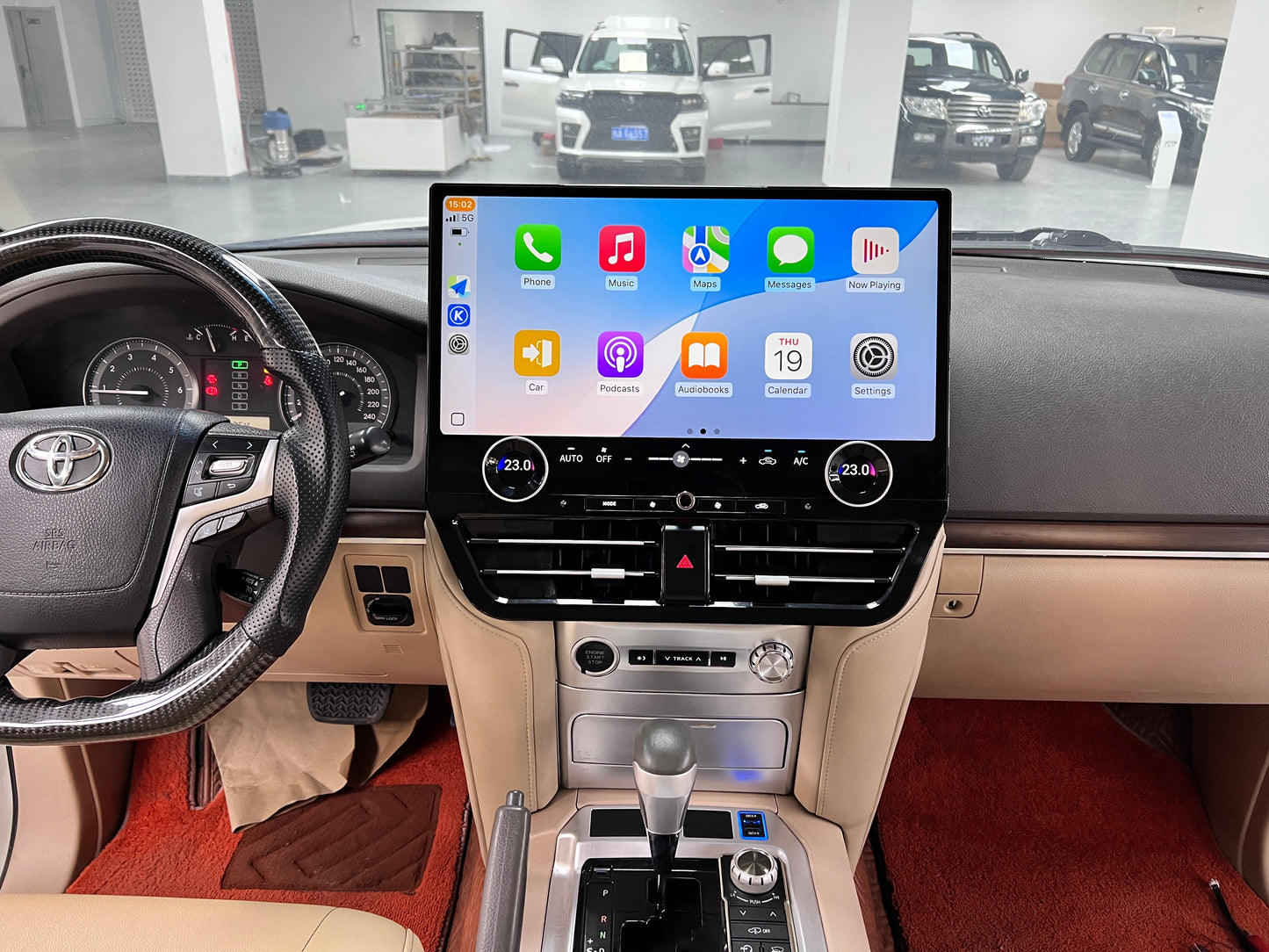 19.8" Android 13 Fast boot Navigation Radio for 2016 - 2021 Toyota Land Cruizer LC200