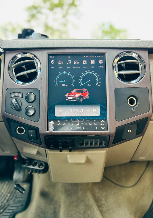 [Open Box] 12.1 inch Android 13/14 Vertical Screen Navigation Radio for Ford F-250 F-350 Super Duty trucks 2008 - 2016