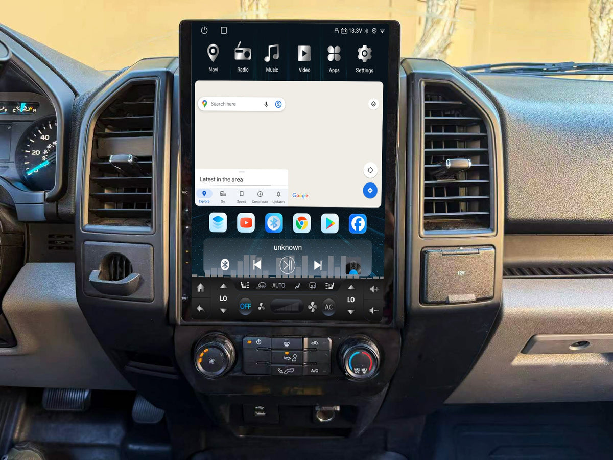 13/14.5/16 inch Android 13/14 Navigation Radio for Ford F-150 F-250 F-350 F-450 F-550 2015-2020