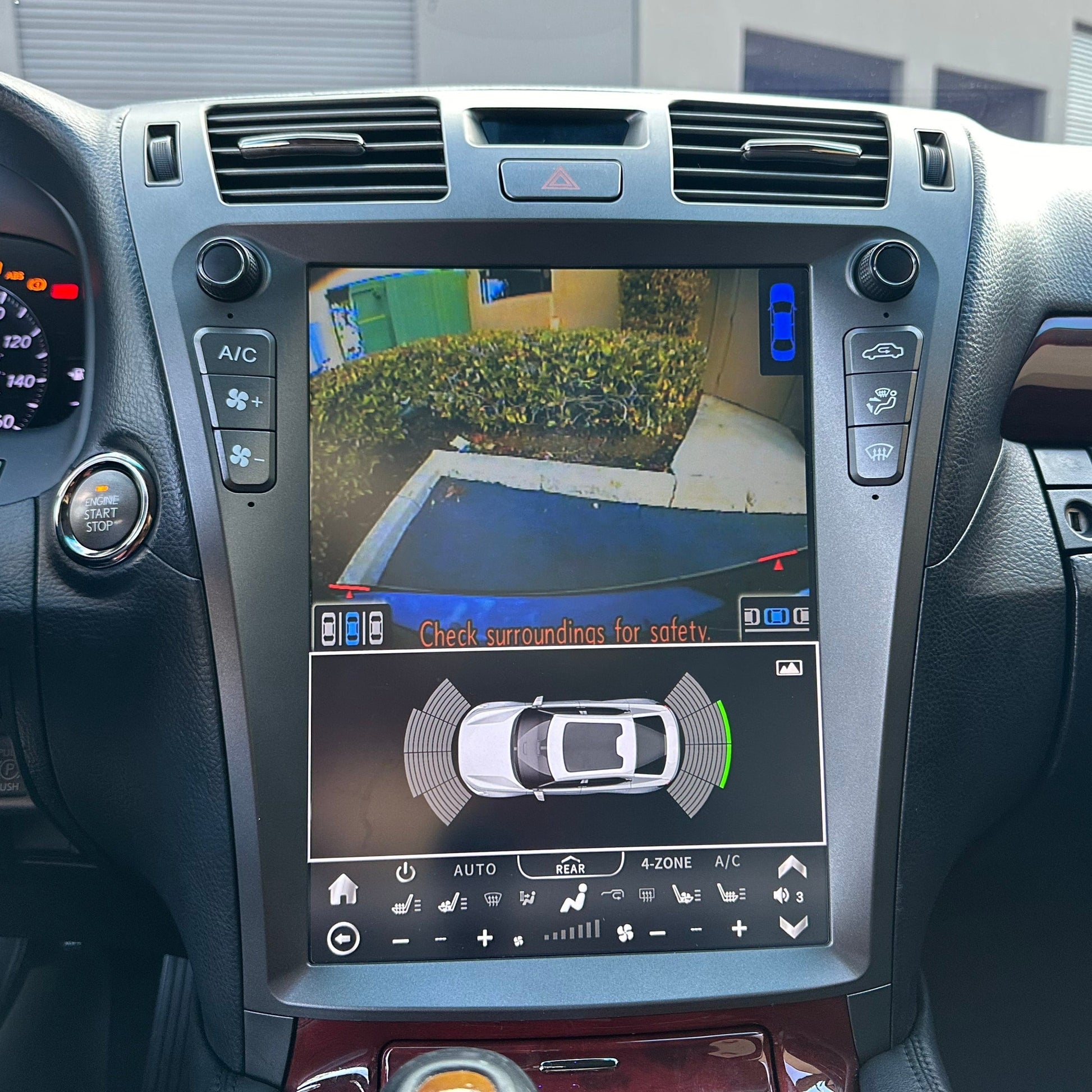 13" Vertical Screen Android 13/14 Fast boot Navi Radio For Lexus LS 460 600 600h 2007 - 2012