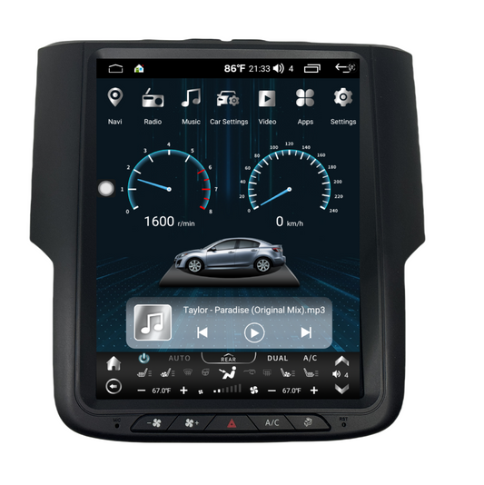 [open box] 9.7/10.4" Android 13/14 Fast boot Vertical Screen Navi Radio for Dodge RAM 2013 - 2018 RAM Classic 2019 - 2024
