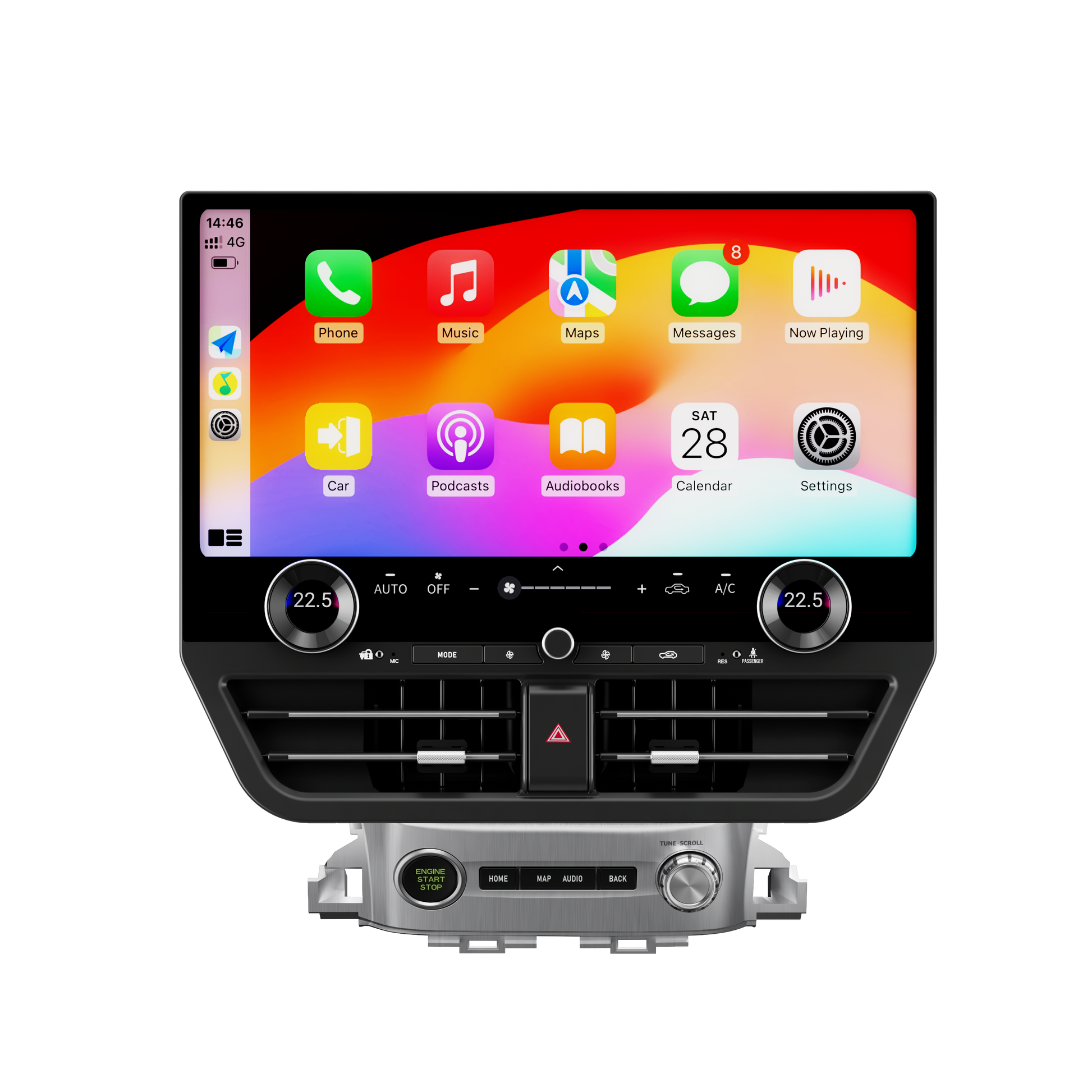 19.8" Android 13 Fast boot Navigation Radio for 2016 - 2021 Toyota Land Cruizer LC200