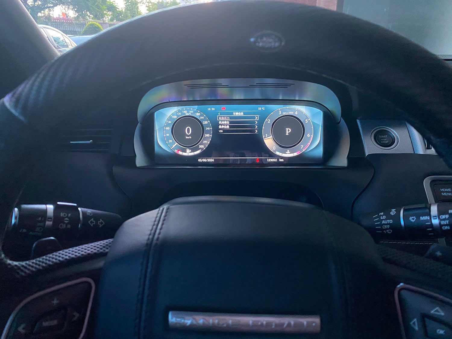 12.3 inch LCD Screen Digital Cluster Gauge for Land Rover Evoque 2012-2019 Speedometer Replacement Dashboard Instrument Cluster Digital Display Panel