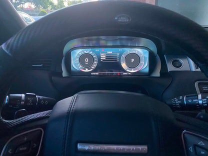 12.3 inch LCD Screen Digital Cluster Gauge for Land Rover Evoque 2012-2019 Speedometer Replacement Dashboard Instrument Cluster Digital Display Panel