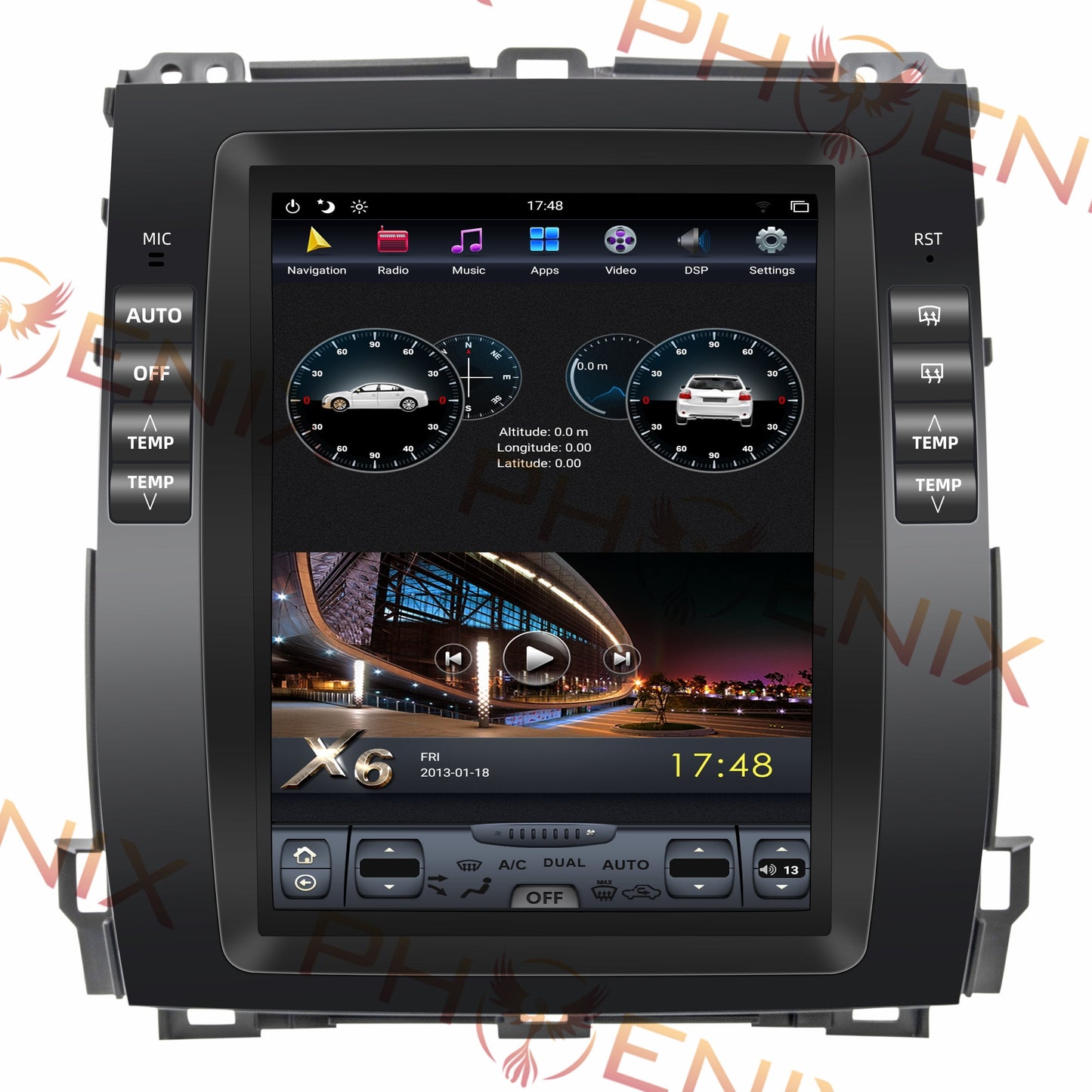 10.4" Vertical Screen Android 14 Fast boot Navigation Radio for Lexus GX 470 2003 - 2009