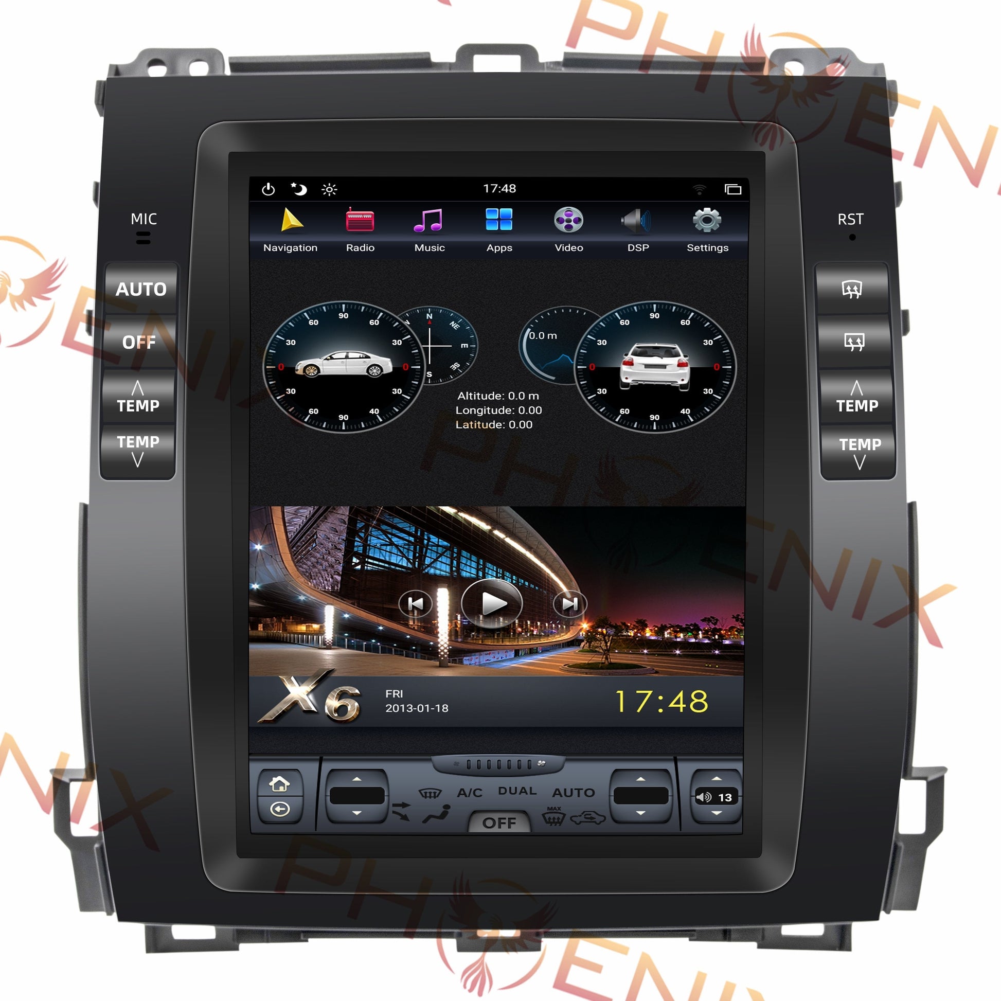 10.4" Vertical Screen Android 14 Fast boot Navigation Radio for Lexus GX 470 2003 - 2009