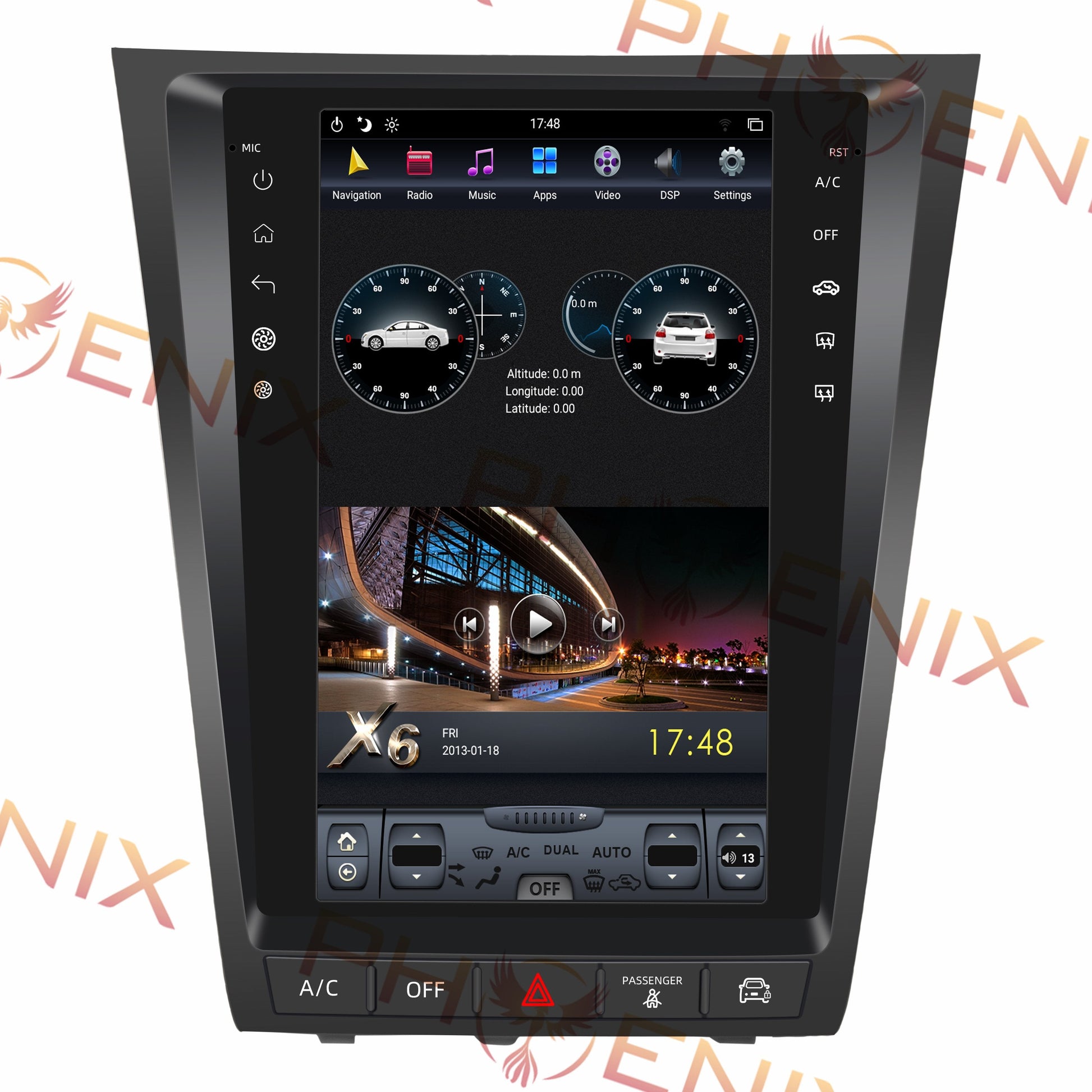 [open box] [ PX6 SIX-CORE ] 11.8" Vertical Screen Android 9 Fast boot Navigation Radio for Lexus GS 300 350 430 450h 460 2005 - 2011