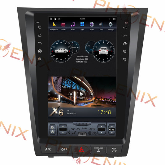 [open box] [ PX6 SIX-CORE ] 11.8" Vertical Screen Android 9 Fast boot Navigation Radio for Lexus GS 300 350 430 450h 460 2005 - 2011