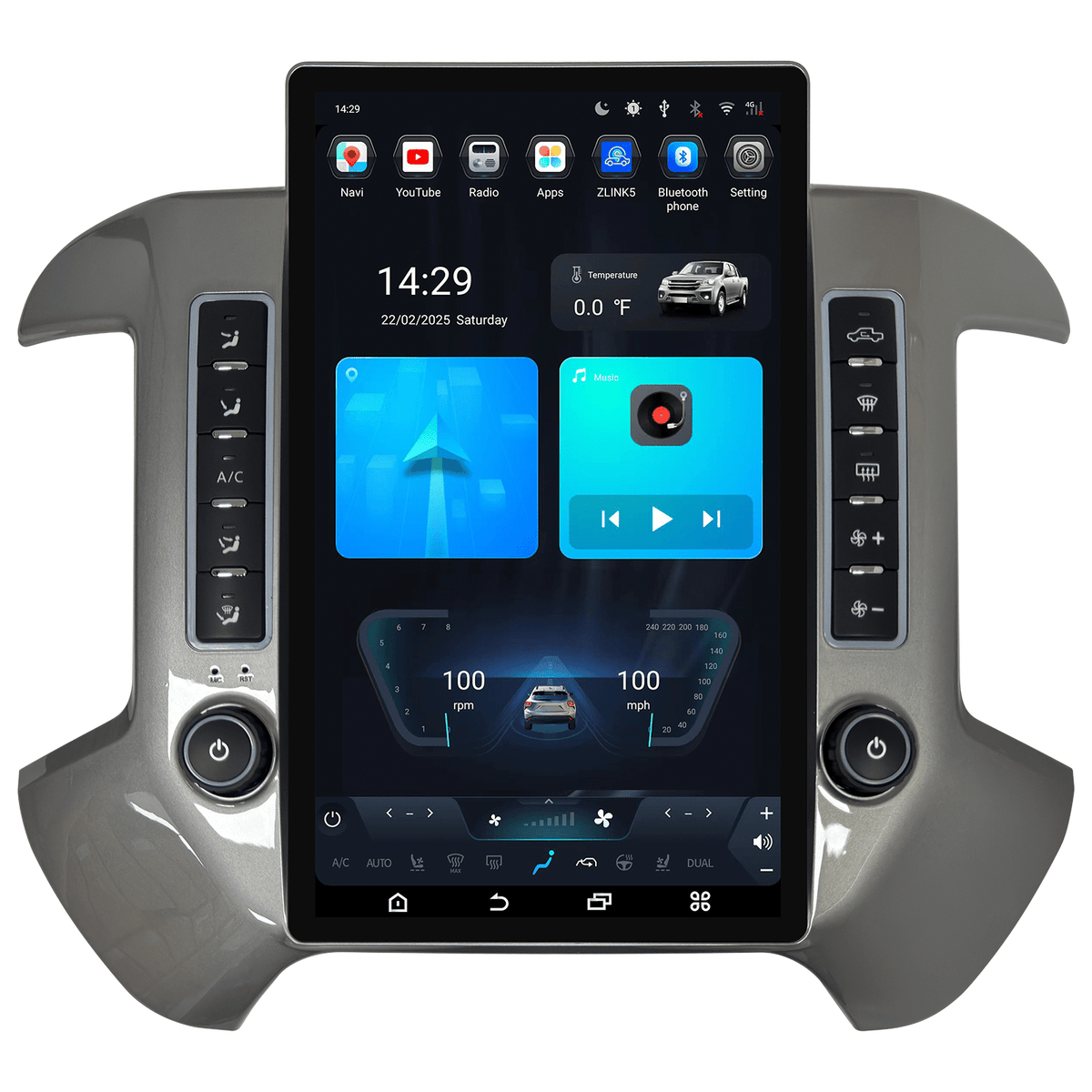 [Special Edition] 12.1/14.5" Android 13/14 Fast boot Navi Radio for Chevy Silverado GMC SIERRA 2014 - 2019