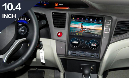 [ G6 octa-core ] 10.4" Vertical Screen Android 13 Fast boot Navigation Radio for Honda Civic 2012