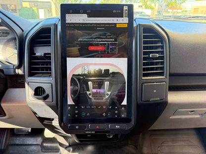 16” Android 13/14 Vertical Screen Navigation Radio for Ford F-150 F-250 F-350 F-450 F-550 2015-2020