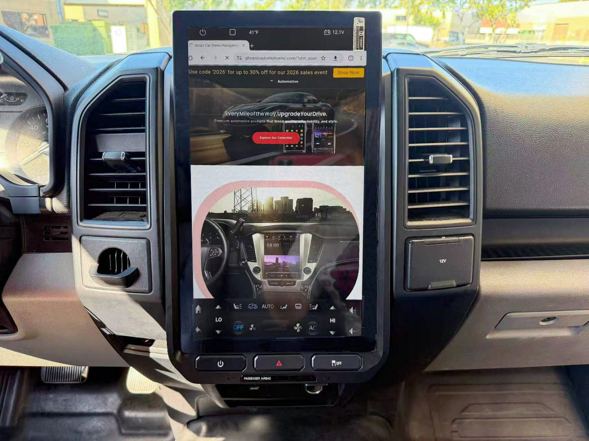 13/14.5/16 inch Android 13/14 Navigation Radio for Ford F-150 F-250 F-350 F-450 F-550 2015-2020