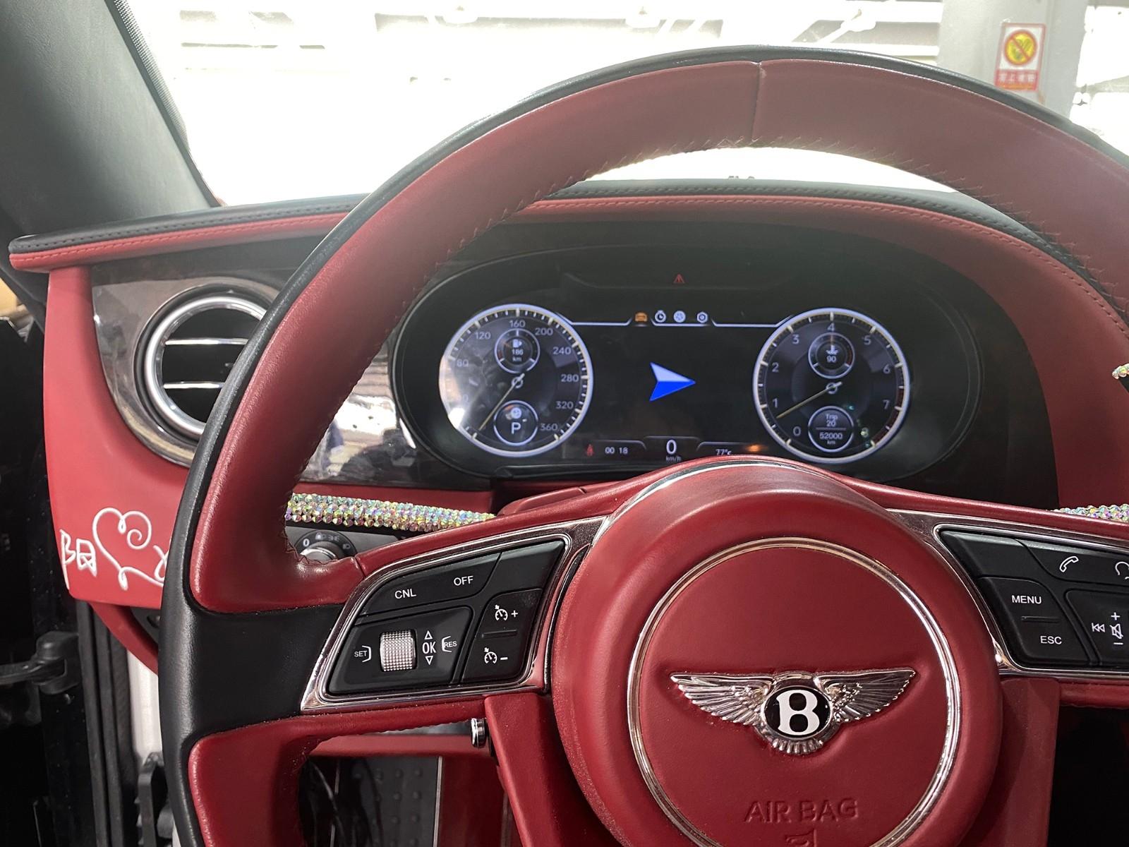 12.3 inch LCD Screen Digital Cluster Gauge for Bentley Continental GT 2012-2017 Speedometer Replacement Dashboard Instrument Cluster Digital Display Panel