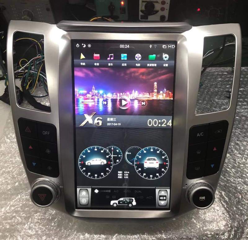 [ G6 octa-core ] 11.8" Vertical Screen Android 11 Fast boot Navigation Radio for Lexus RX RX300 RX330 RX350 RX400h 2003 - 2008