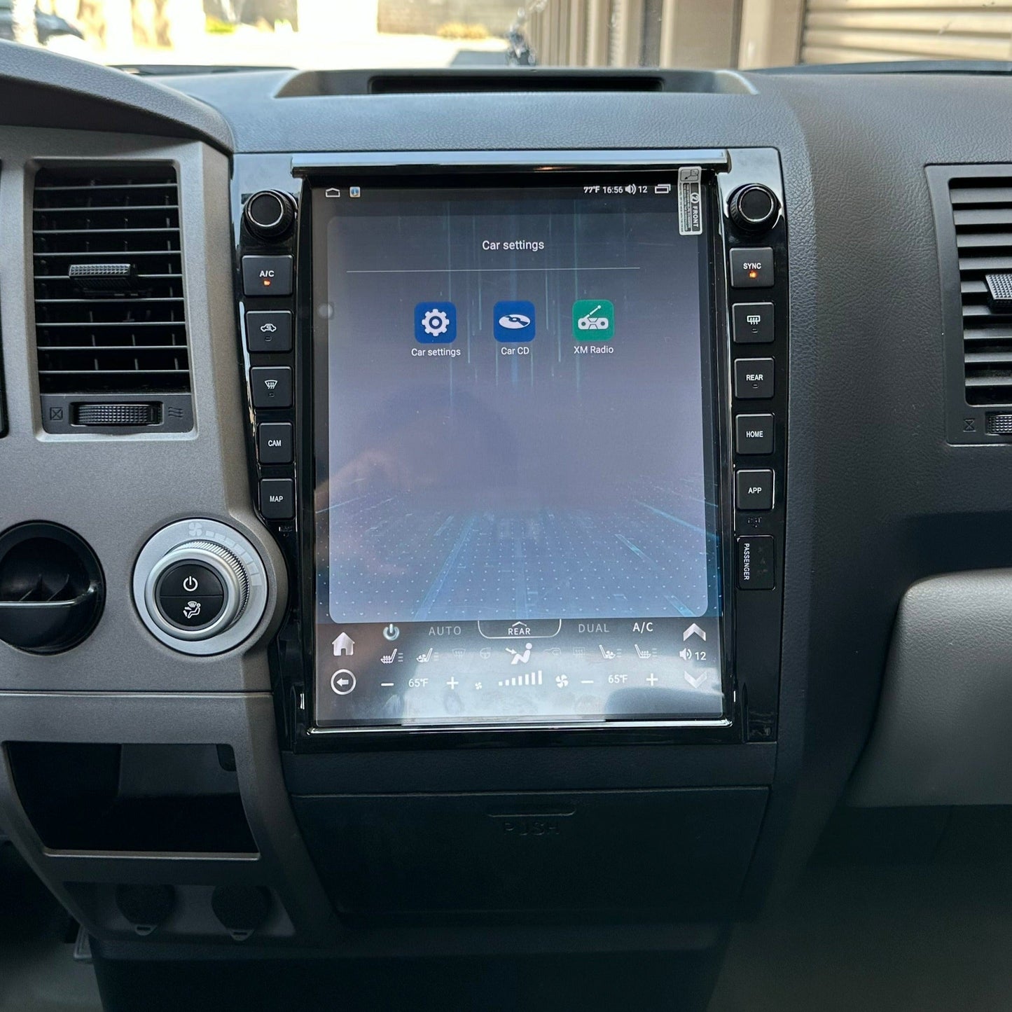[open box] Qualcomm6125/SC7870 13" Android 13/14 Fast boot Vertical Screen Navigation Radio for Toyota Tundra 2007 - 2013 Sequoia 2008 - 2022