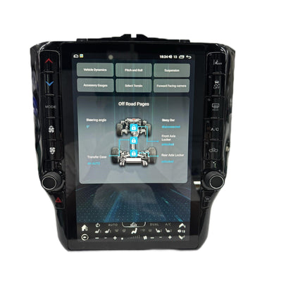 11.5” Android 13/14 Vertical Screen Navigation Radio for Dodge Ram 2019- 2024