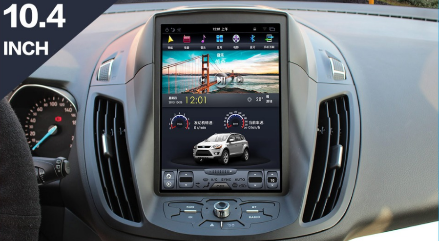 [ G6 octa-core ] 10.4" Vertical Screen Android 13 Fast Boot Navi Radio for Ford Escape Kuga 2013 - 2017