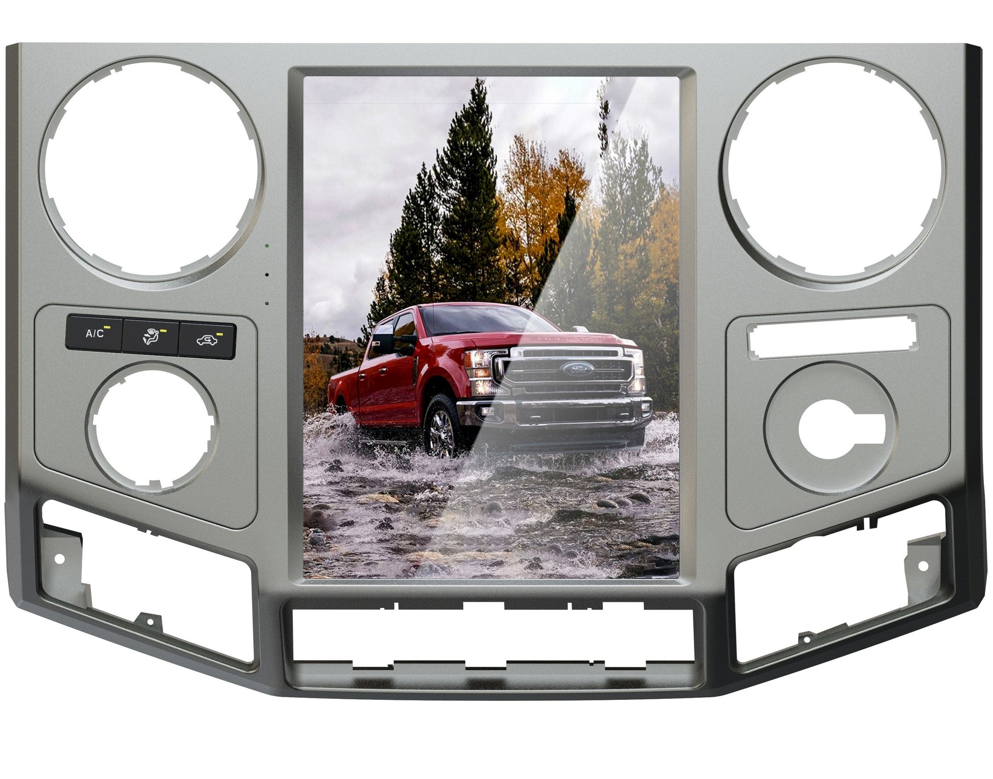 12.1 inch Android 13/14 Vertical Screen Navigation Radio for Ford F-250 F-350 Super Duty trucks 2008 - 2016