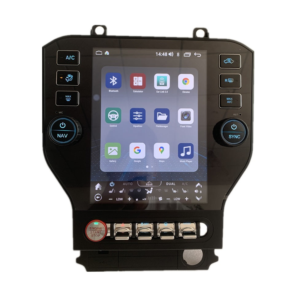 10.4" Android 13/14 Fast Boot Vertical Screen Navigation Radio for Ford Mustang 2015 - 2023