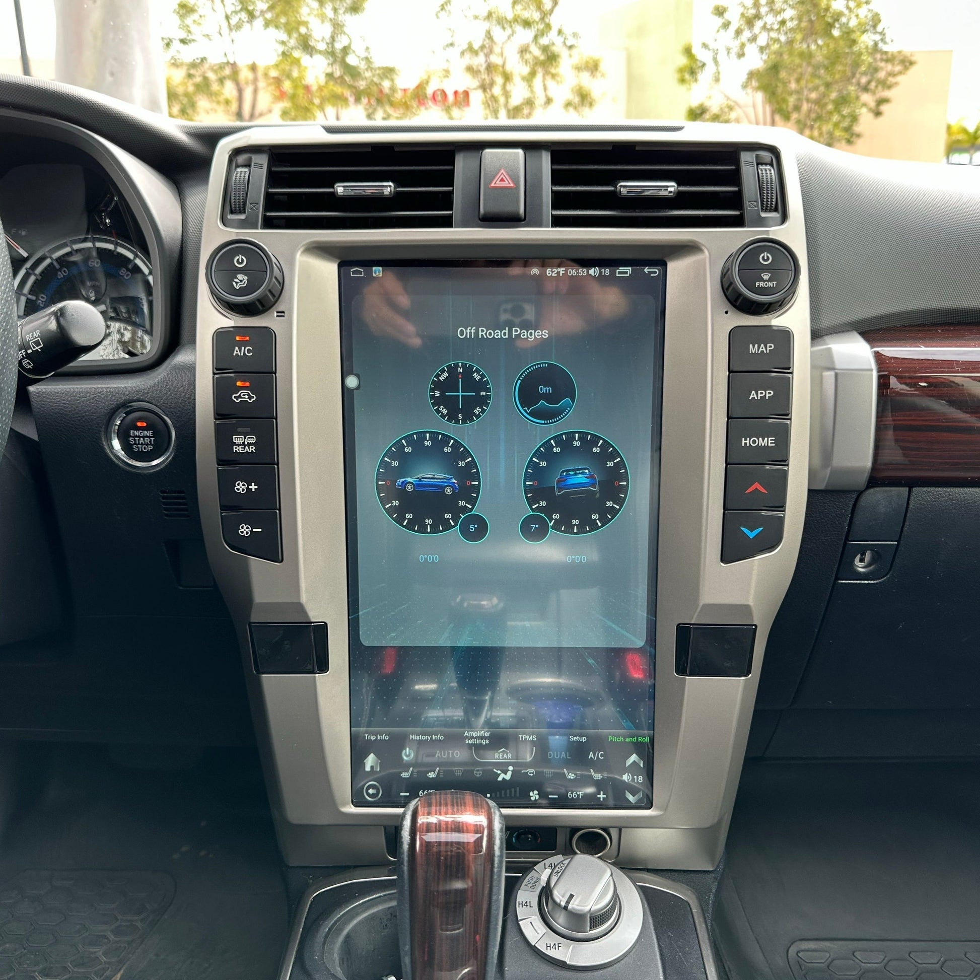 [Open box] 16" Vertical Screen Android 10/12/13/14 fast boot Navi Radio for Toyota 4Runner 2010 - 2024