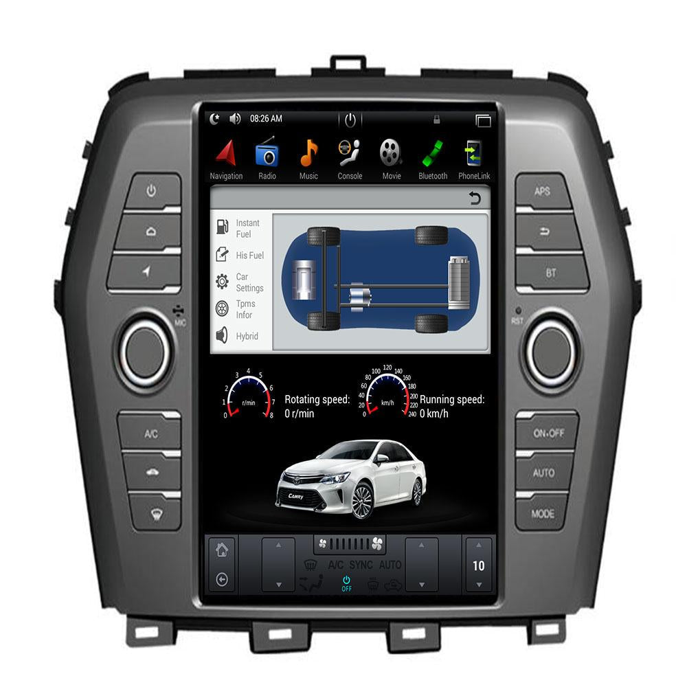 [ PX6 six-core ] 10.4" Vertical Screen Android 9 Fast boot Navigation Radio for Nissan Maxima 2016 2017