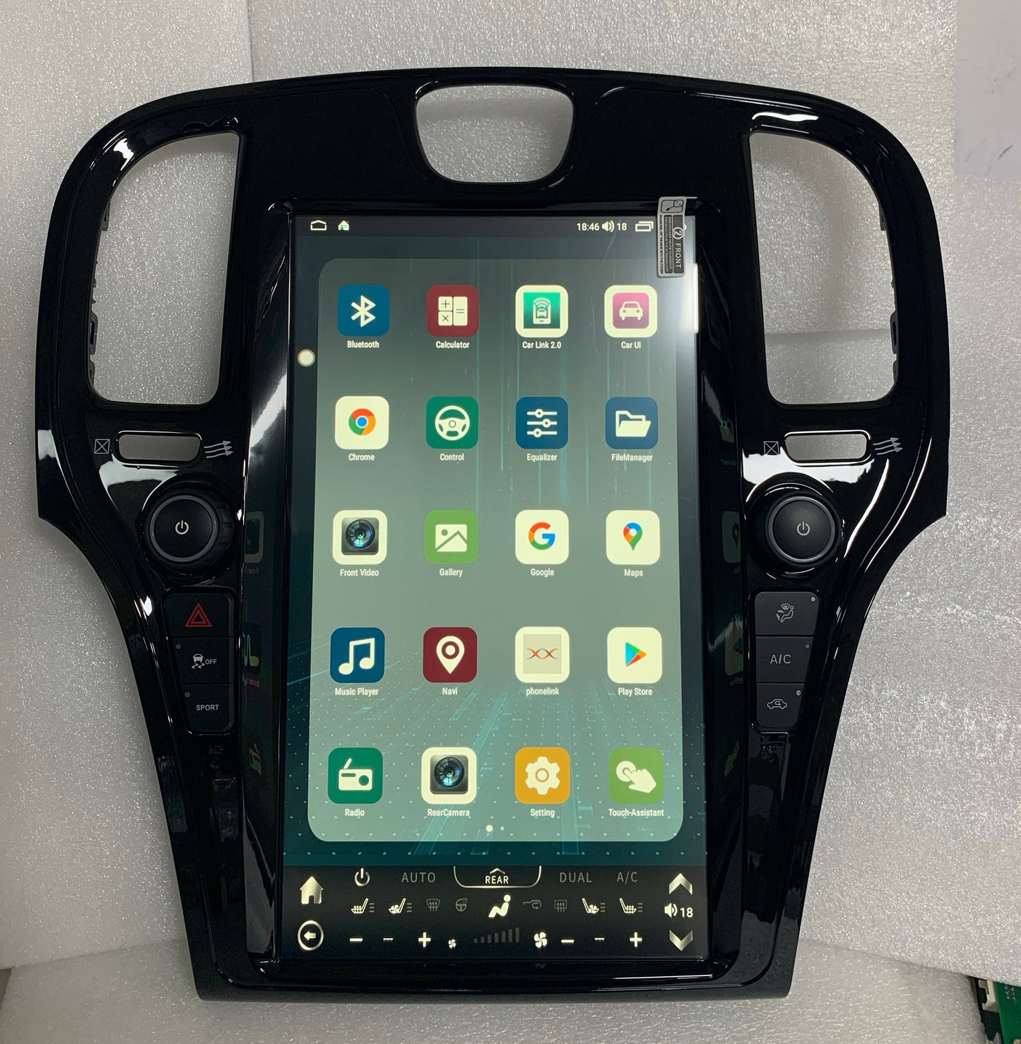 13.6" Vertical Screen Android 13/14 Navigation Radio for Chrysler 300 300C 300S 2011 - 2023