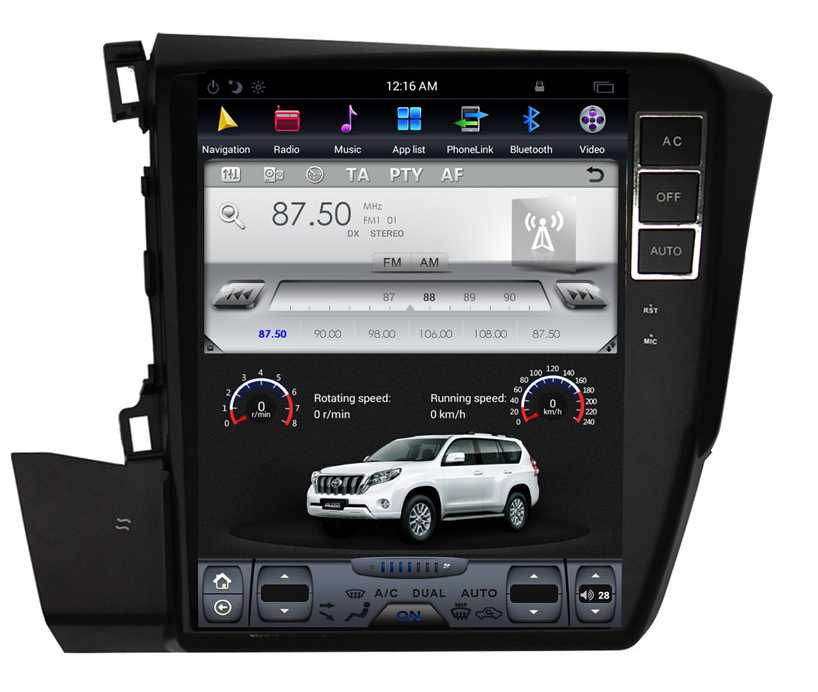 [ G6 octa-core ] 10.4" Vertical Screen Android 13 Fast boot Navigation Radio for Honda Civic 2012