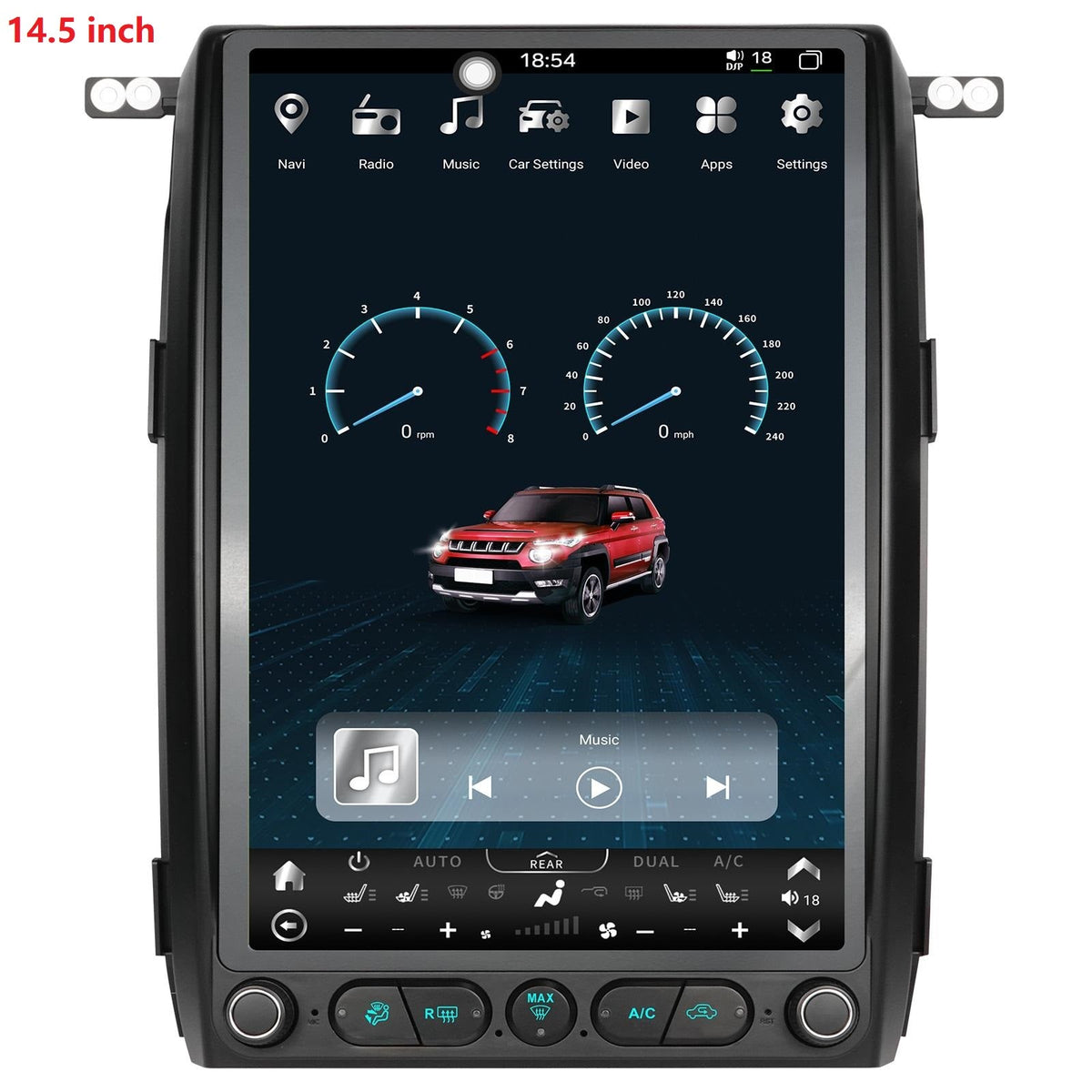 12.1/14.5 inch vertical screen Android 13/14 Fast boot navigation receiver for 2009 - 2014 Ford F-150