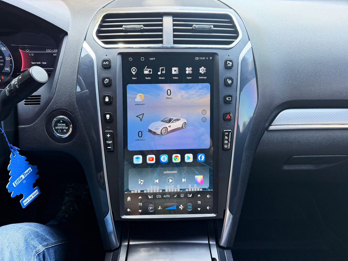 13.6/14.5" Android 13/14 Vertical Screen Navigation Radio for Ford Explorer 2011 - 2019