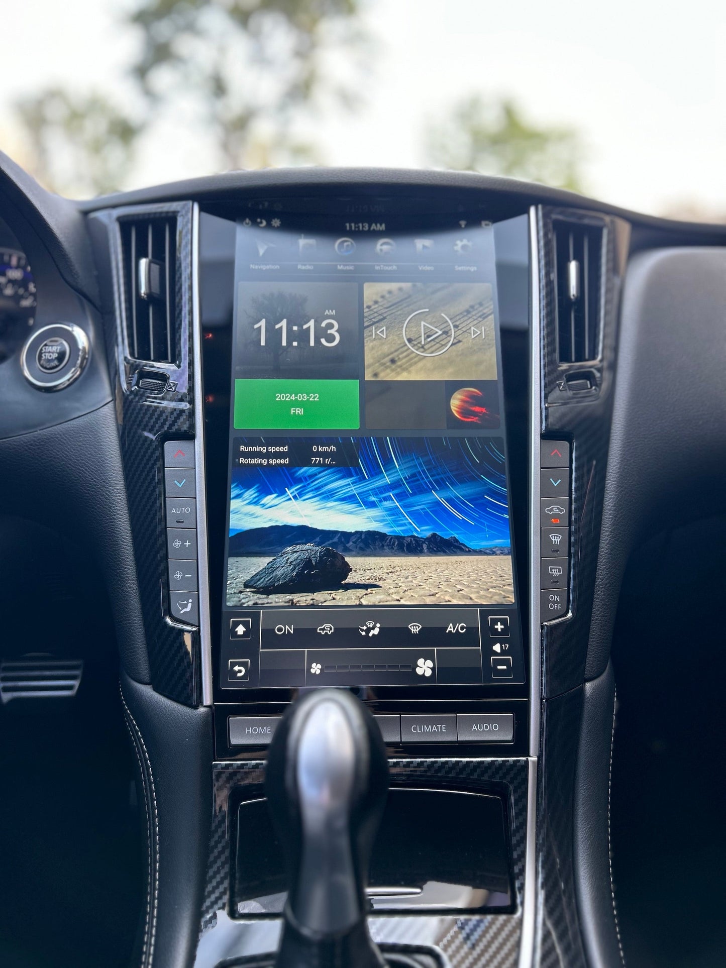 [Open box] [PX6 SIX-CORE] 'MARK III' 13.6" VERTICAL SCREEN NAV RADIO FOR INFINITY Q50 Q60